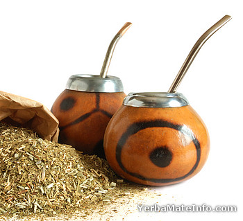 Yerba mate, gourds and bombillas